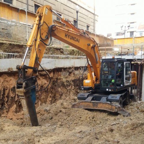 Excavaciones en roca con martillo